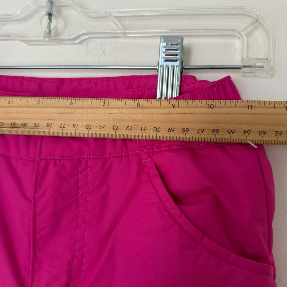 Columbia Girls Pink Snow Pants Size Small 7/8 Insulated Winter Ski Cargo Pants - Picture 8 of 13